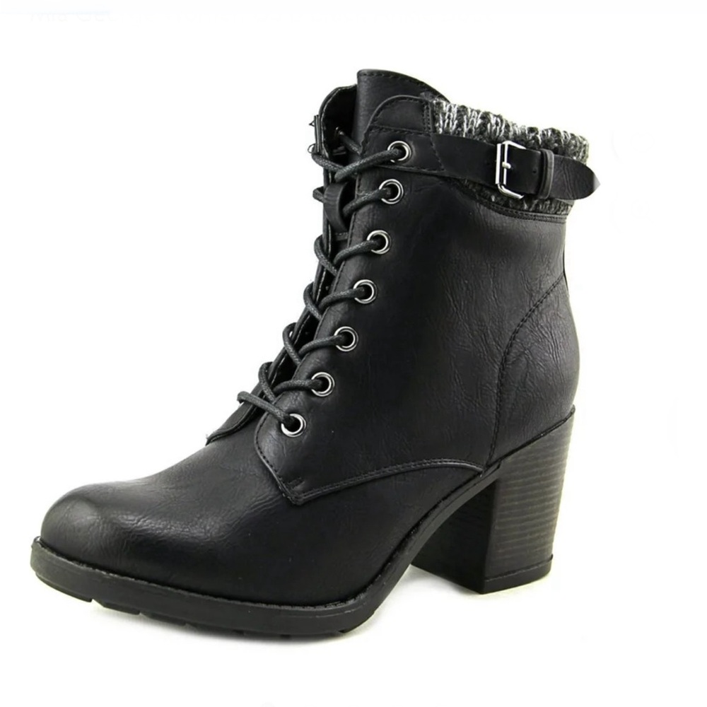MIA Women’s George Heeled Ankle Boots Size 7.5 Black